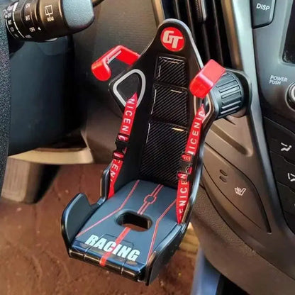 Car Phone Holder Mount for All Smartphones (Red)