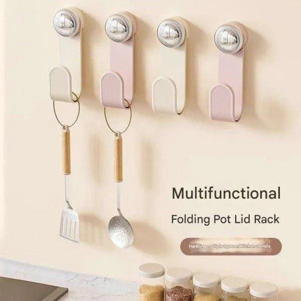 Pot Lid Holder With Suction Cup